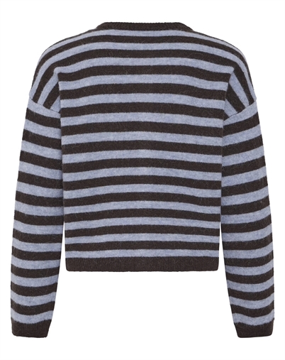 Fransa - FRIdaa Cardigan 1 - Hot Fudge Stripe